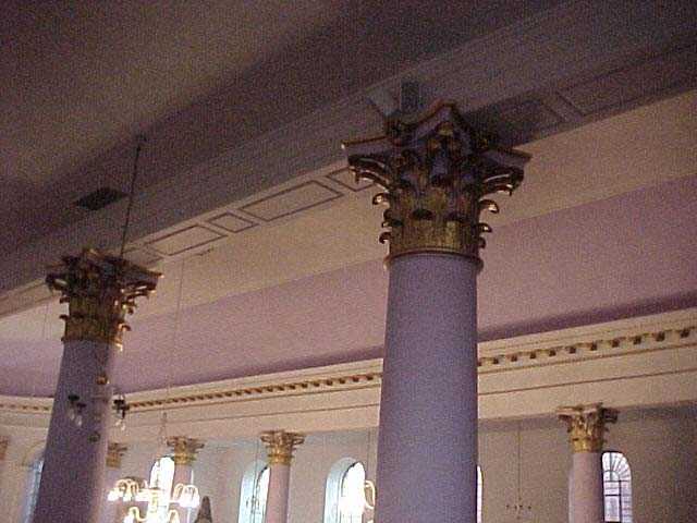 Speakers above Column